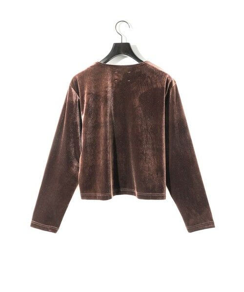 MIDIUMISOLID / ミディウミソリッド カーディガン・ボレロ | MIDIUMISOLID for Ladies クルーネックベロアカーディガン | 詳細6