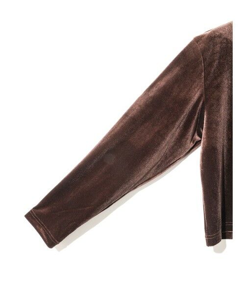 MIDIUMISOLID / ミディウミソリッド カーディガン・ボレロ | MIDIUMISOLID for Ladies クルーネックベロアカーディガン | 詳細4