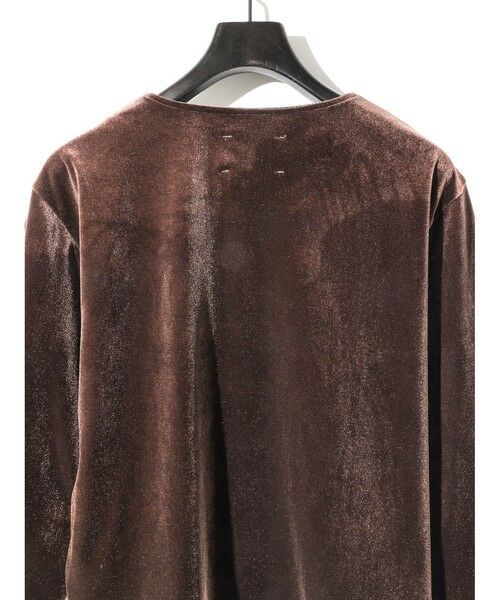 MIDIUMISOLID / ミディウミソリッド カーディガン・ボレロ | MIDIUMISOLID for Ladies クルーネックベロアカーディガン | 詳細7