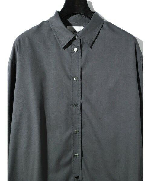 MIDIUMISOLID / ミディウミソリッド シャツ・ブラウス | MIDIUMISOLID for Ladies ベーシックバックギャザーシャツ | 詳細5