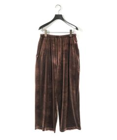 MIDIUMISOLID / ミディウミソリッド チノ・ワークパンツ | MIDIUMISOLID for Ladies リラックスベロアパンツ