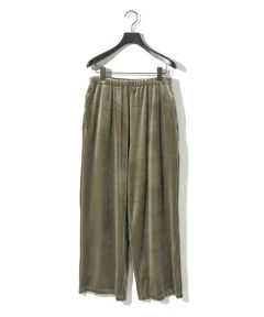 MIDIUMISOLID / ミディウミソリッド チノ・ワークパンツ | MIDIUMISOLID for Ladies リラックスベロアパンツ