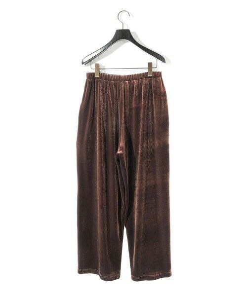 MIDIUMISOLID / ミディウミソリッド チノ・ワークパンツ | MIDIUMISOLID for Ladies リラックスベロアパンツ | 詳細6