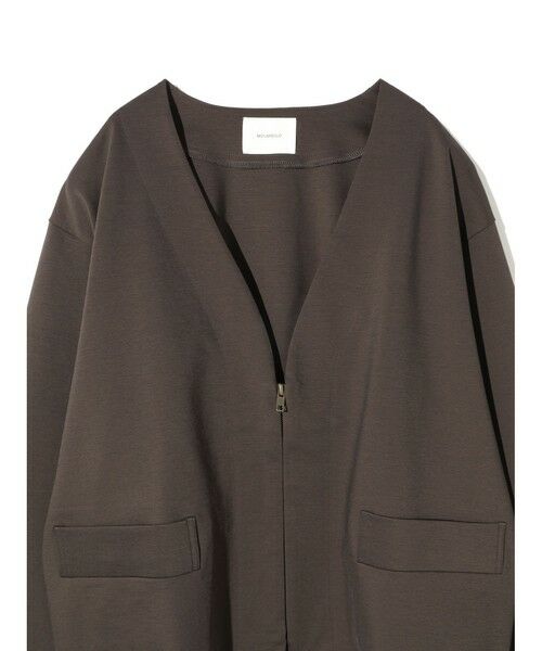 MIDIUMISOLID / ミディウミソリッド カーディガン・ボレロ | MIDIUMISOLID Men’s コンプレッションZIPカーディガン | 詳細2