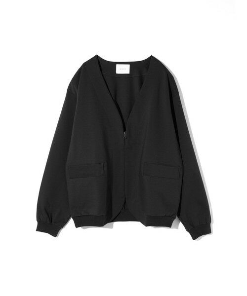 MIDIUMISOLID / ミディウミソリッド カーディガン・ボレロ | MIDIUMISOLID Men’s コンプレッションZIPカーディガン | 詳細7