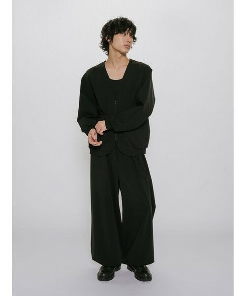 MIDIUMISOLID / ミディウミソリッド カーディガン・ボレロ | MIDIUMISOLID Men’s コンプレッションZIPカーディガン | 詳細12