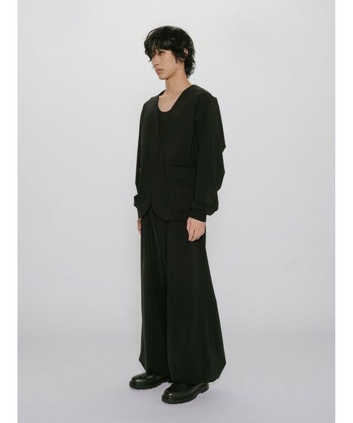 MIDIUMISOLID / ミディウミソリッド カーディガン・ボレロ | MIDIUMISOLID Men’s コンプレッションZIPカーディガン | 詳細13