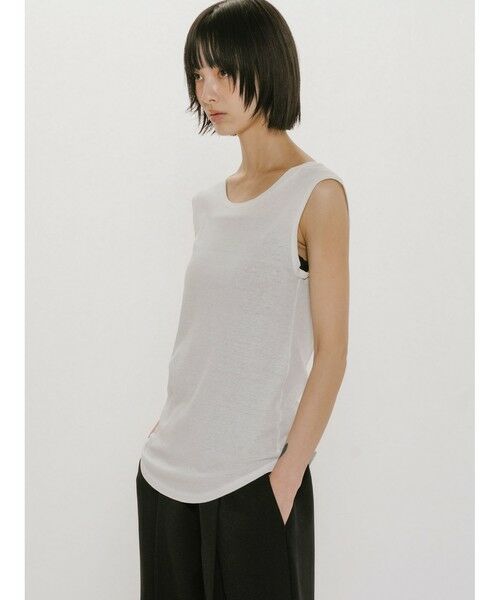 MIDIUMISOLID / ミディウミソリッド カットソー | MIDIUMISOLID for Ladies リブタンクトップ | 詳細10