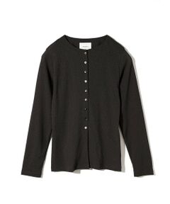 MIDIUMISOLID / ミディウミソリッド カーディガン・ボレロ | MIDIUMISOLID for Ladies クルーネックロングカーディガン