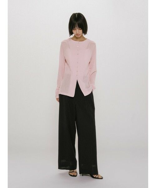 MIDIUMISOLID / ミディウミソリッド カーディガン・ボレロ | MIDIUMISOLID for Ladies クルーネックロングカーディガン | 詳細7