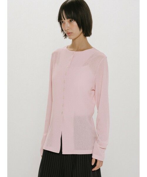 MIDIUMISOLID / ミディウミソリッド カーディガン・ボレロ | MIDIUMISOLID for Ladies クルーネックロングカーディガン | 詳細4