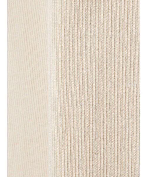 MIDIUMISOLID / ミディウミソリッド カットソー | MIDIUMISOLID for Ladies リブヘンリーネックプルオーバー | 詳細1