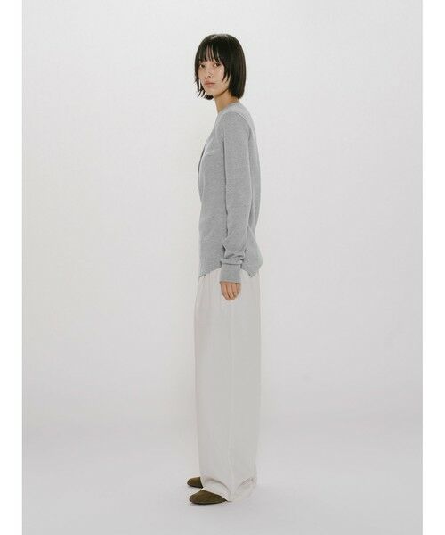 MIDIUMISOLID / ミディウミソリッド カットソー | MIDIUMISOLID for Ladies リブヘンリーネックプルオーバー | 詳細10