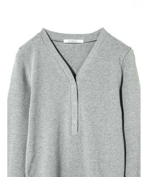 MIDIUMISOLID / ミディウミソリッド カットソー | MIDIUMISOLID for Ladies リブヘンリーネックプルオーバー | 詳細13