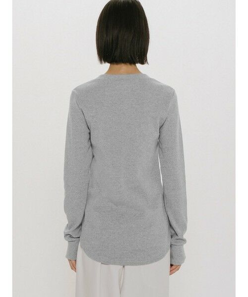 MIDIUMISOLID / ミディウミソリッド カットソー | MIDIUMISOLID for Ladies リブヘンリーネックプルオーバー | 詳細7