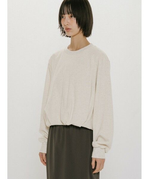 MIDIUMISOLID / ミディウミソリッド カットソー | MIDIUMISOLID for Ladies バルーンスウェットプルオーバー | 詳細3