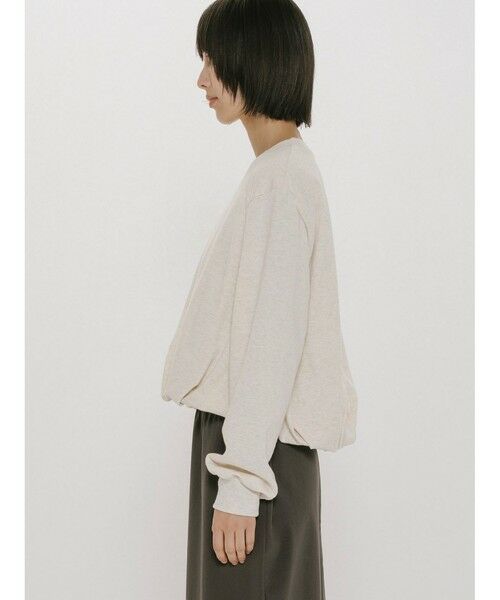 MIDIUMISOLID / ミディウミソリッド カットソー | MIDIUMISOLID for Ladies バルーンスウェットプルオーバー | 詳細4