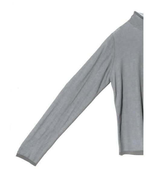 MIDIUMISOLID / ミディウミソリッド カットソー | MIDIUMISOLID for Ladies シアーレイヤードタートルネックプルオーバー | 詳細4