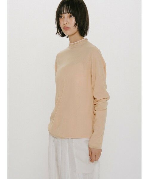 MIDIUMISOLID / ミディウミソリッド カットソー | MIDIUMISOLID for Ladies シアーレイヤードタートルネックプルオーバー | 詳細10