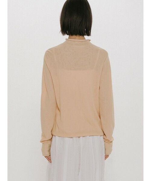 MIDIUMISOLID / ミディウミソリッド カットソー | MIDIUMISOLID for Ladies シアーレイヤードタートルネックプルオーバー | 詳細12