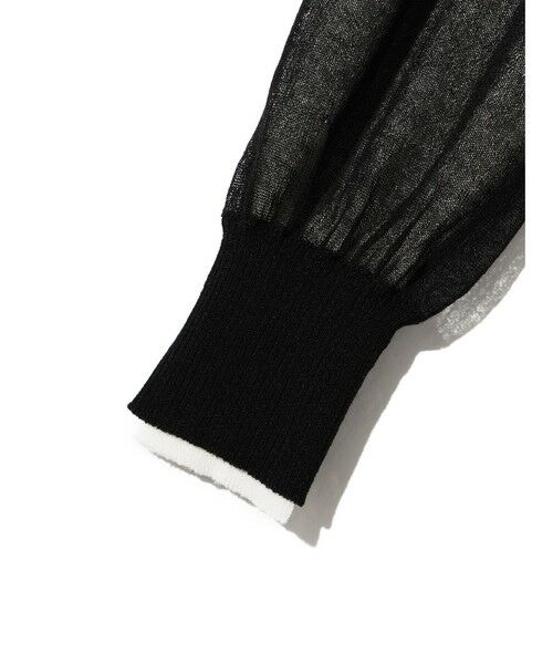 MIDIUMISOLID / ミディウミソリッド カットソー | MIDIUMISOLID for Ladies シアーレイヤードクルーネックプルオーバー | 詳細4