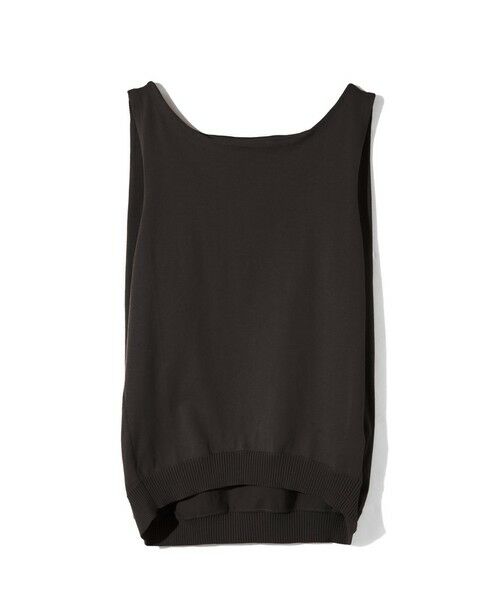 MIDIUMISOLID / ミディウミソリッド ベスト | MIDIUMISOLID for Ladies タックノースリーブワイドベスト | 詳細10
