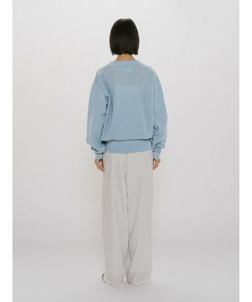 MIDIUMISOLID / ミディウミソリッド ニット・セーター | MIDIUMISOLID for Ladies フラワージャカードプルオーバー | 詳細9