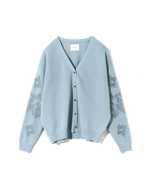 MIDIUMISOLID / ミディウミソリッド カーディガン・ボレロ | MIDIUMISOLID for Ladies フラワージャカードカーディガン | 詳細1