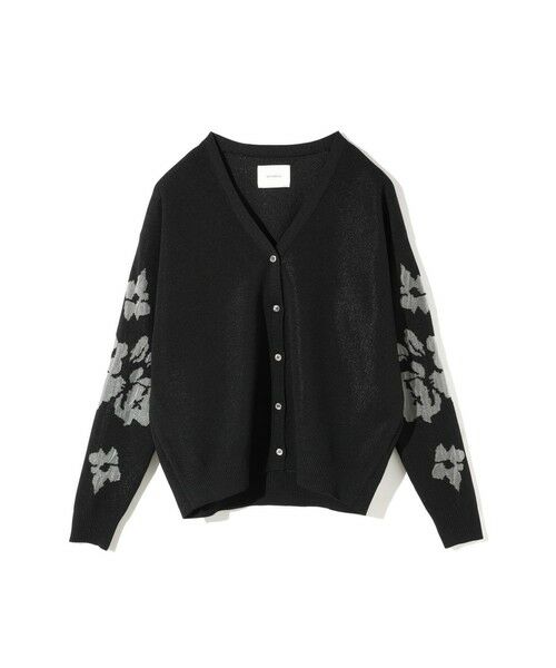 MIDIUMISOLID / ミディウミソリッド カーディガン・ボレロ | MIDIUMISOLID for Ladies フラワージャカードカーディガン | 詳細9