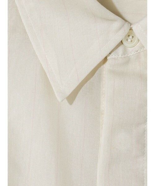 MIDIUMISOLID / ミディウミソリッド シャツ・ブラウス | MIDIUMISOLID Men’s シアーストライプシャツ | 詳細1