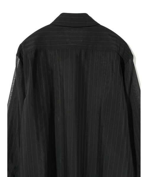 MIDIUMISOLID / ミディウミソリッド シャツ・ブラウス | MIDIUMISOLID Men’s シアーストライプシャツ | 詳細16