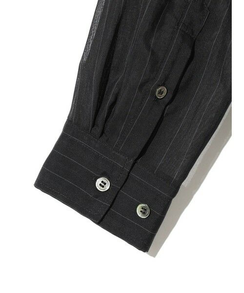 MIDIUMISOLID / ミディウミソリッド シャツ・ブラウス | MIDIUMISOLID Men’s シアーストライプシャツ | 詳細17