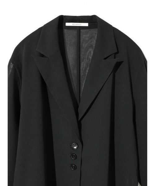 MIDIUMISOLID / ミディウミソリッド テーラードジャケット | MIDIUMISOLID for Ladies シアーテーラードシャツジャケット | 詳細12