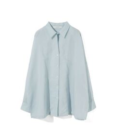 MIDIUMISOLID / ミディウミソリッド シャツ・ブラウス | MIDIUMISOLID for Ladies シアースキッパーポンチョシャツ