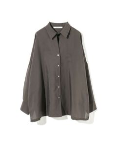 MIDIUMISOLID / ミディウミソリッド シャツ・ブラウス | MIDIUMISOLID for Ladies シアースキッパーポンチョシャツ