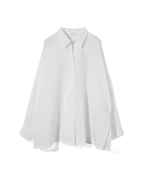 MIDIUMISOLID / ミディウミソリッド シャツ・ブラウス | MIDIUMISOLID for Ladies シアースキッパーポンチョシャツ | 詳細3