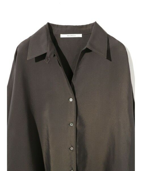 MIDIUMISOLID / ミディウミソリッド シャツ・ブラウス | MIDIUMISOLID for Ladies シアースキッパーポンチョシャツ | 詳細16