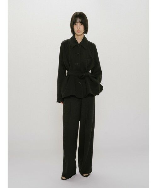 MIDIUMISOLID / ミディウミソリッド シャツ・ブラウス | MIDIUMISOLID for Ladies ステンカラーシャツジャケット | 詳細15