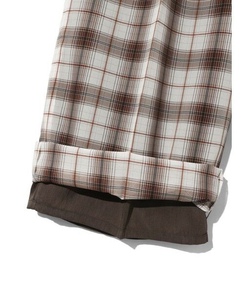 MIDIUMISOLID / ミディウミソリッド その他パンツ | MIDIUMISOLID Men’s シアーチェックテーパードパンツ | 詳細14