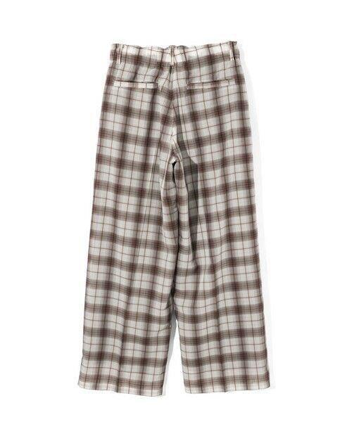 MIDIUMISOLID / ミディウミソリッド その他パンツ | MIDIUMISOLID Men’s シアーチェックテーパードパンツ | 詳細15