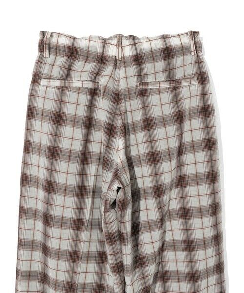 MIDIUMISOLID / ミディウミソリッド その他パンツ | MIDIUMISOLID Men’s シアーチェックテーパードパンツ | 詳細16