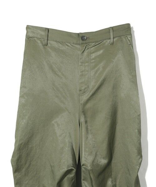 MIDIUMISOLID / ミディウミソリッド その他パンツ | MIDIUMISOLID Men’s ブリーチサテンパラシュートパンツ | 詳細2