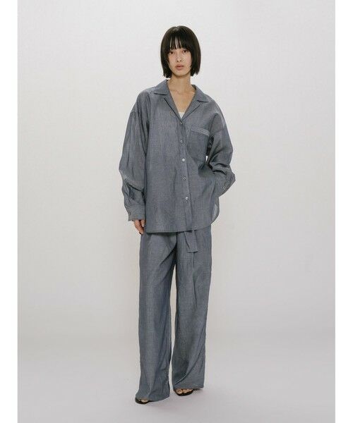 MIDIUMISOLID / ミディウミソリッド その他パンツ | MIDIUMISOLID for Ladies シアーデニムイージーパンツ | 詳細10