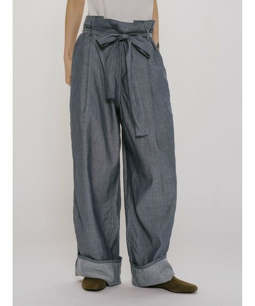 MIDIUMISOLID / ミディウミソリッド その他パンツ | MIDIUMISOLID for Ladies シアーデニムイージーパンツ | 詳細6