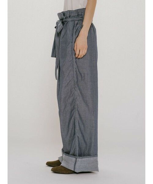 MIDIUMISOLID / ミディウミソリッド その他パンツ | MIDIUMISOLID for Ladies シアーデニムイージーパンツ | 詳細8