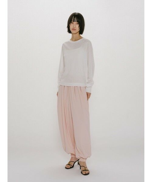 MIDIUMISOLID / ミディウミソリッド その他パンツ | MIDIUMISOLID for Ladies バルーンイージーパンツ(ピンク(color41))