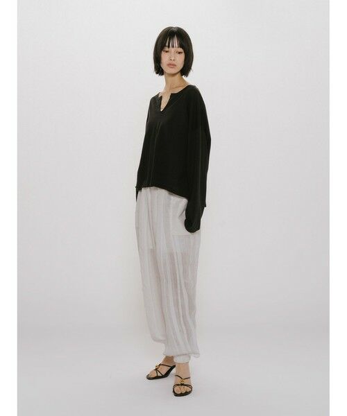 MIDIUMISOLID / ミディウミソリッド その他パンツ | MIDIUMISOLID for Ladies レースバルーンイージーパンツ | 詳細3