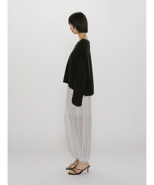 MIDIUMISOLID / ミディウミソリッド その他パンツ | MIDIUMISOLID for Ladies レースバルーンイージーパンツ | 詳細4