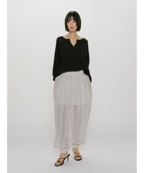 MIDIUMISOLID / ミディウミソリッド その他パンツ | MIDIUMISOLID for Ladies レースバルーンイージーパンツ | 詳細6