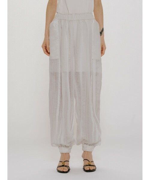MIDIUMISOLID / ミディウミソリッド その他パンツ | MIDIUMISOLID for Ladies レースバルーンイージーパンツ | 詳細7